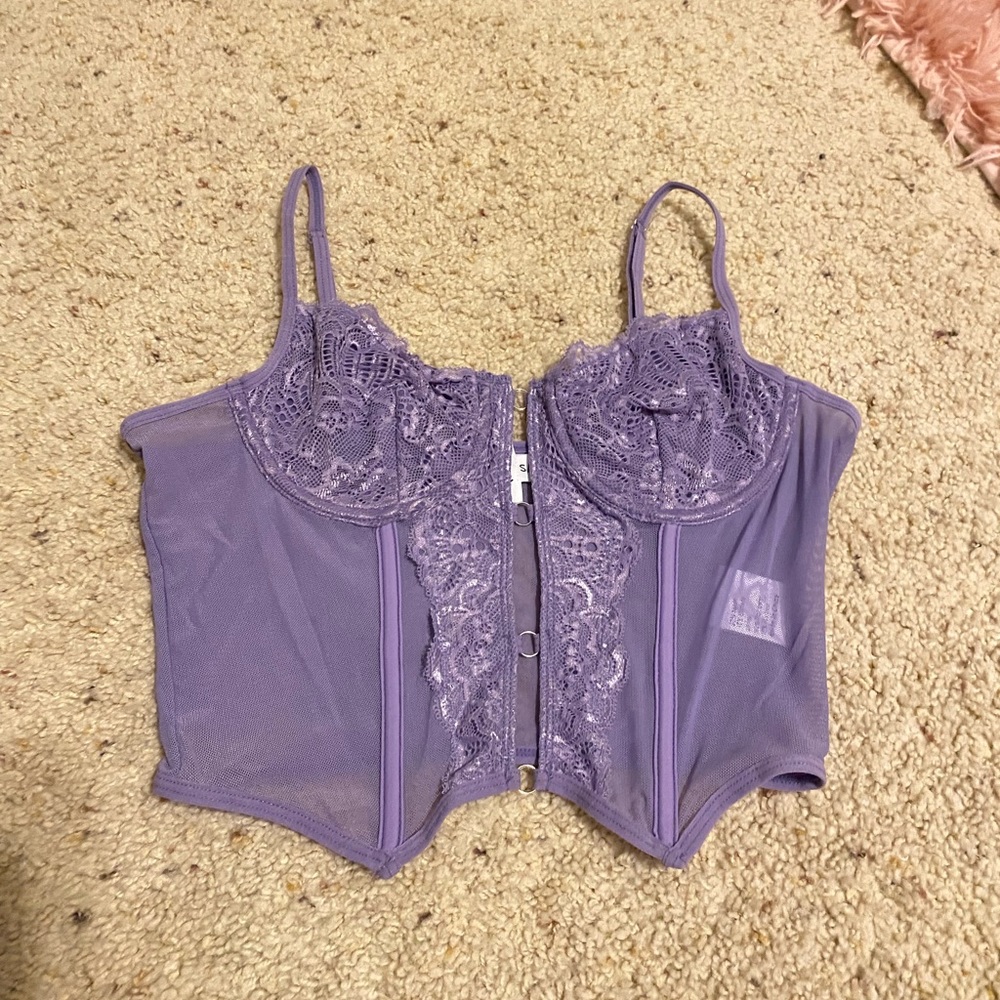 Lilac Princess Polly corset top